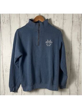 Half-Zip Sweater Men's Blue size small Prince Edward Island PEI Casual comfort
